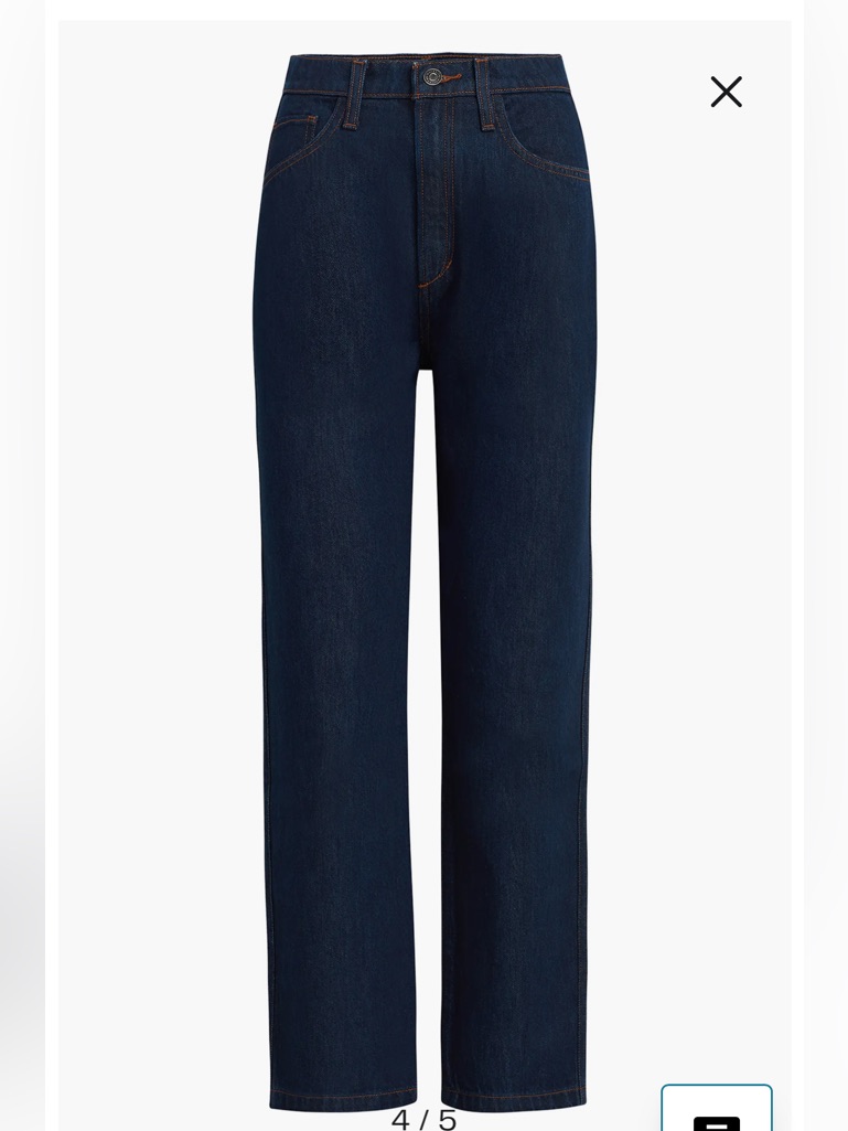 Nwt Favorite Daughter Valentina Straight Leg Jeans In Manchester Size 25